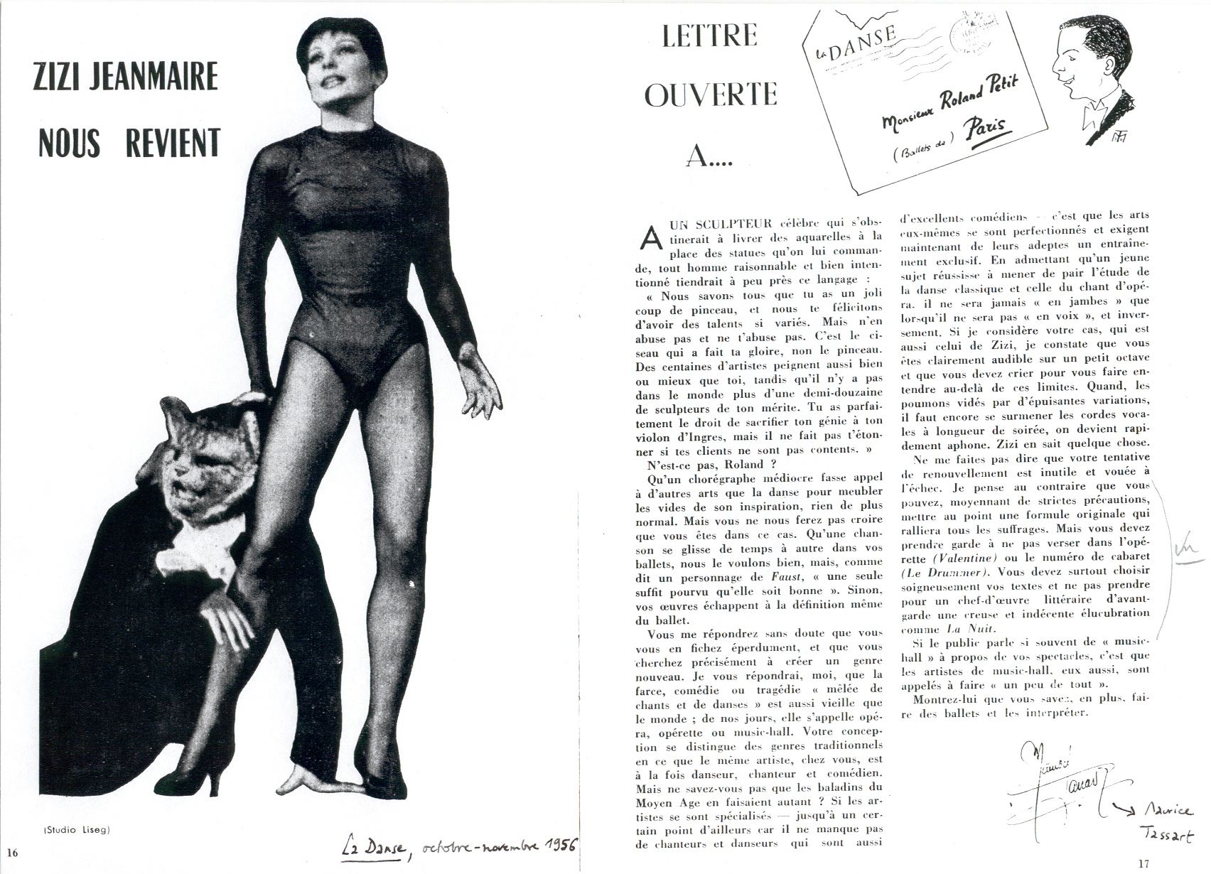 Léo Ferré,  La danse n° Novembre-Décembre 1956